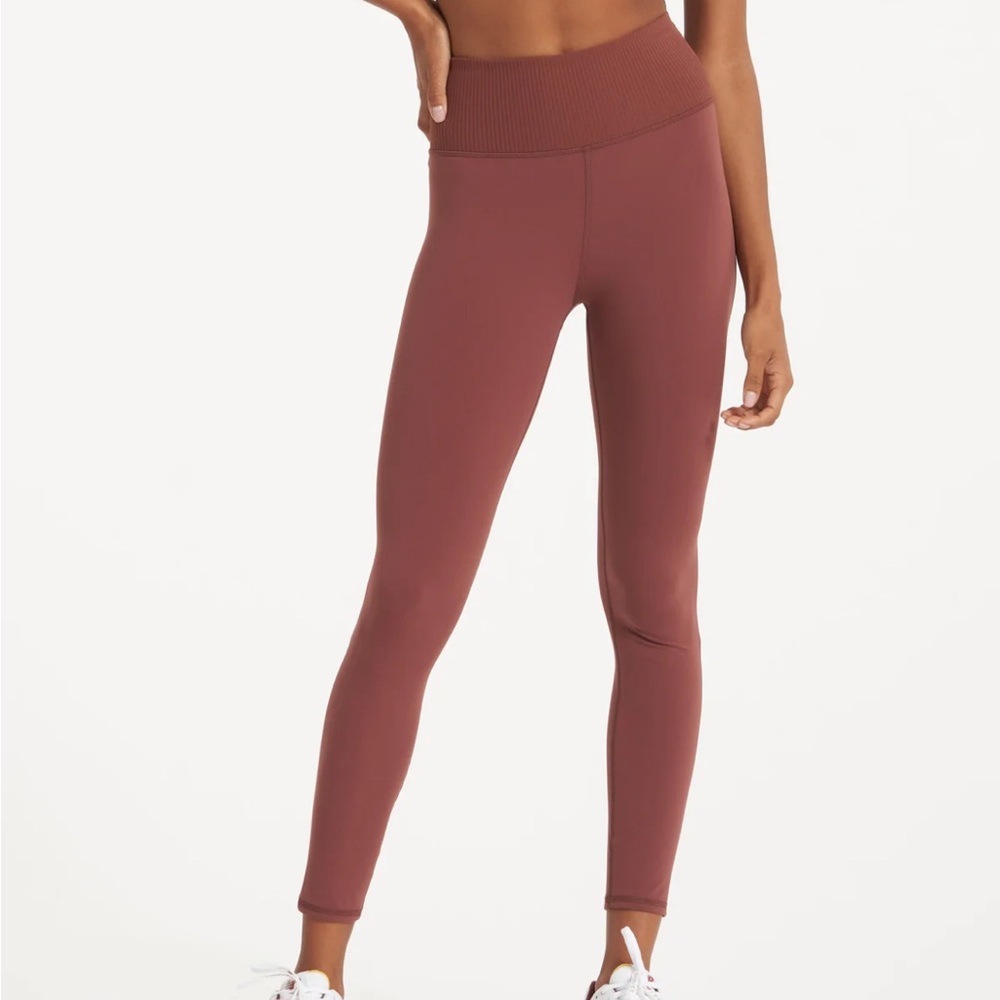 Vuori rib studio legging in cedar